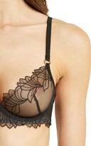 Thumbnail for your product : Bluebella Monet Embroidered Mesh Underwire Demi Bra