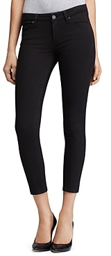 paige transcend verdugo crop jeans in black overdye
