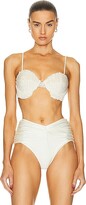 Thumbnail for your product : PatBO Pearl Beaded Bralette Top in White