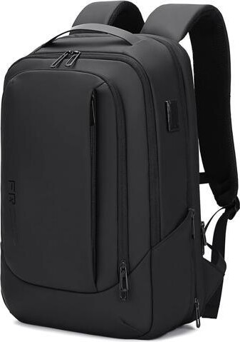 TUKO FENRUIEN Business Travel Backpack for Men, Expandable Water Resistant Computer Backpack with USB Port, Black Laptop Backpack 15.6 Inch for...