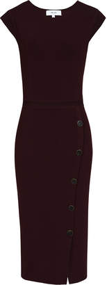 Reiss Sasha - Knitted Bodycon Dress in Berry