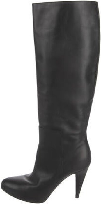Balenciaga Leather Boots - ShopStyle