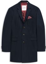 Thumbnail for your product : Ben Sherman Men's Melton wool covert coat