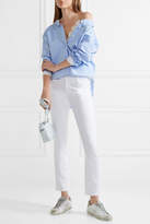 Thumbnail for your product : J Brand Maude Mid-rise Slim-leg Jeans - White