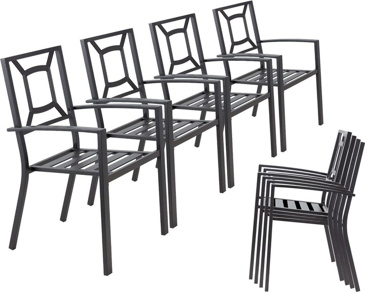 AECOJOY Simple Living Outdoor Patio Dining Chairs ShopStyle