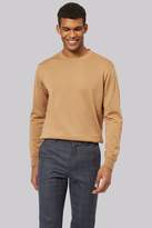 Thumbnail for your product : Moss Bros Camel Crew Neck Jumper