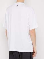 Thumbnail for your product : Marcelo Burlon County of Milan Vi.si Ones Printed Cotton Jersey T Shirt - Mens - White Black