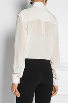 Thumbnail for your product : Jason Wu Silk crepe de chine blouse