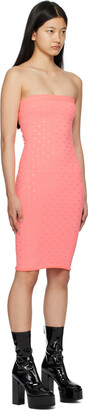Alexander Wang Pink Hotfix Midi Dress