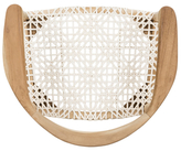 Thumbnail for your product : Safavieh Woven Leather Wood Armchair