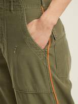Thumbnail for your product : Myar - Usp70 American Cotton Cropped Trousers - Womens - Green