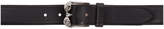Thumbnail for your product : Alexander McQueen Black and Silver Skull Belt