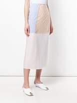 Thumbnail for your product : MM6 MAISON MARGIELA striped patchwork skirt
