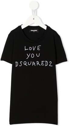 DSQUARED2 Kids Love You DSQ2 crew-neck T-shirt