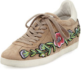 Thumbnail for your product : Ash Gull Embroidered Suede Low-Top Sneaker, Coco