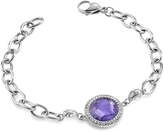 Thumbnail for your product : Just Cavalli Just Queen Silvertone Bracelet w/Crystal
