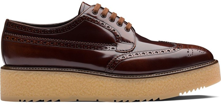 Prada Men Brogue | Shop the world's largest collection of fashion |  ShopStyle