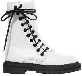 Burberry Florain Lace-up Leather Ankle Boots