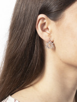 Thumbnail for your product : Cathy Waterman Circle of Diamond Flowers Earrings - Platinum