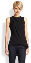 Thumbnail for your product : Halston Faux-Wrap Top