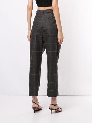 Manning Cartell Australia Loose-Fit Check Trousers
