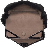 Thumbnail for your product : Fendi Small Bag Bug Genuine Shearling Crossbody Bag