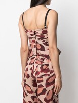 Thumbnail for your product : Maria Lucia Hohan Leopard-Print Ruffled Dress
