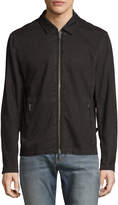 Thumbnail for your product : John Varvatos Zip-Front Denim Jacket, Black