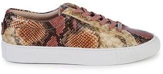 j slides sneakers snakeskin