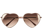 Thumbnail for your product : BP Heart Shaped 58mm Sunglasses