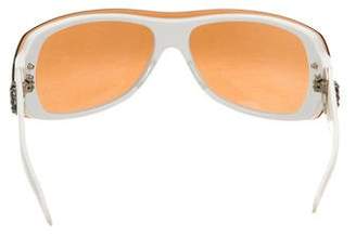 Kieselstein-Cord Happy Endings Shield Sunglasses