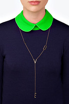 Thumbnail for your product : Jennifer Zeuner Jewelry Allegra Necklace in Yellow