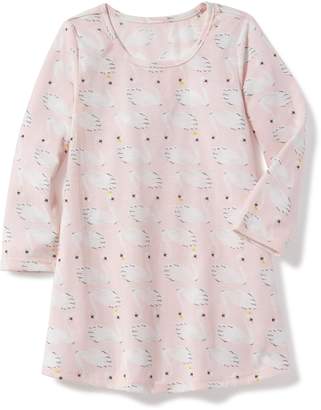 Old Navy Swan-Print Sleep Dress for Toddler & Baby