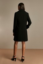 Thumbnail for your product : Wallis Black Double Button Military Coat