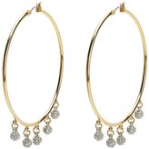 Thumbnail for your product : Juicy Couture Pave Fireball Hoop Earring