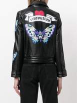 Thumbnail for your product : Zadig & Voltaire Zadig&Voltaire print biker jacket