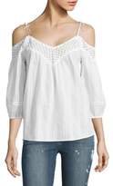 Thumbnail for your product : Paige Polly Cold-Shoulder Blouse