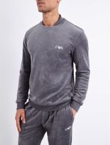 Thumbnail for your product : Emporio Armani Chenille jersey sweatshirt
