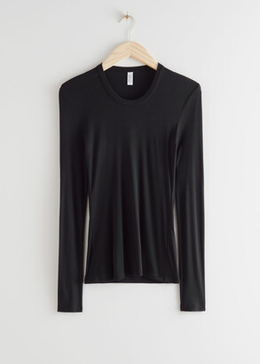 And other stories Fitted Long Sleeve Top