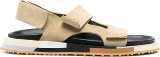 Ghoud Suede Touch-Strap Sandals