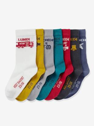 Vertbaudet Baby Boy's Pack of 7 Pairs of Socks