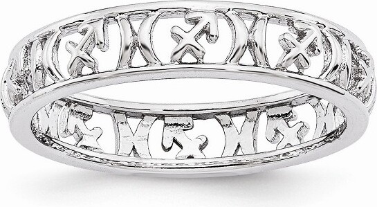 Black Bow Jewelry Co. BlackBowJewelry4mmSterlingSilverStackableExpressionsSagittariusZodiacRingSz10