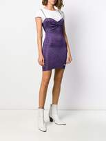 Thumbnail for your product : Versace Jeans Couture fitted lurex mini dress