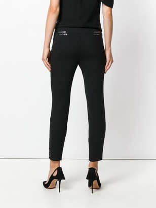 Alexander McQueen Whip-stitched fitted trousers