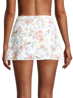 WeWoreWhat Floral Skirt Bikini Bottom