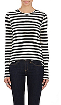 Thumbnail for your product : Proenza Schouler Women's Striped Long-Sleeve T-Shirt-BLACK, CREAM, BLUE