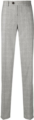 Brunello Cucinelli Plaid Wool Trousers