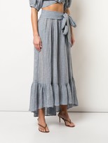 Thumbnail for your product : Lisa Marie Fernandez Nicole pleated maxi skirt
