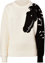 Thumbnail for your product : Viktor & Rolf Wool Pullover in Ercu/Black
