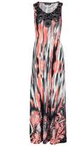 Thumbnail for your product : Select Fashion Fashion Womens Orange Emb Graphic Paisley Maxi Dress - size 6